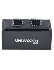 Black Rectangle Cufflink