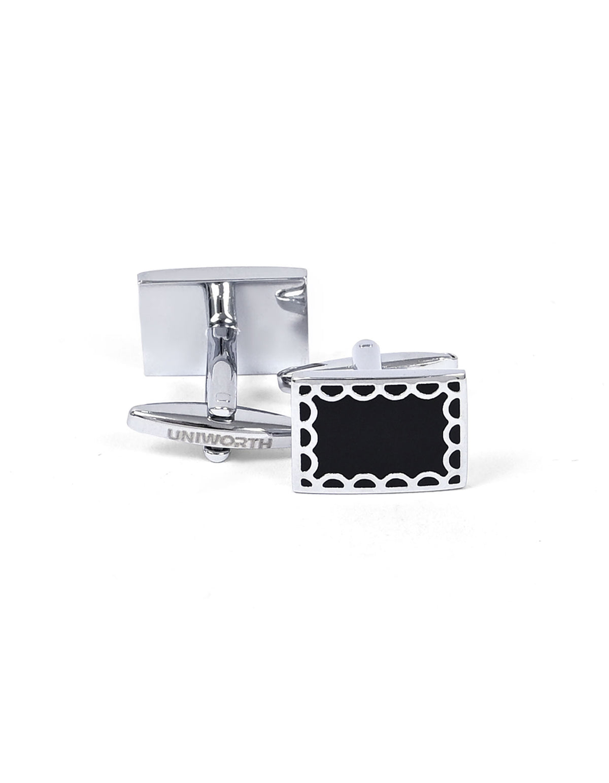 Black Rectangle Cufflink