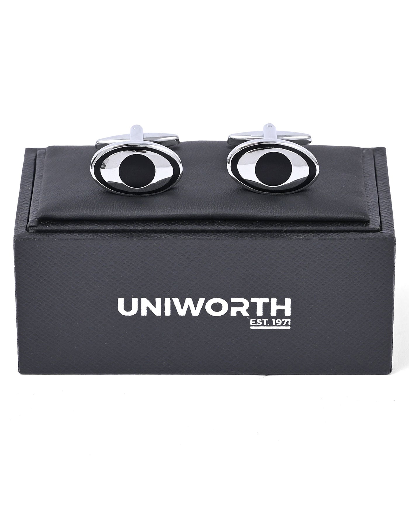 Black Oval Cufflink