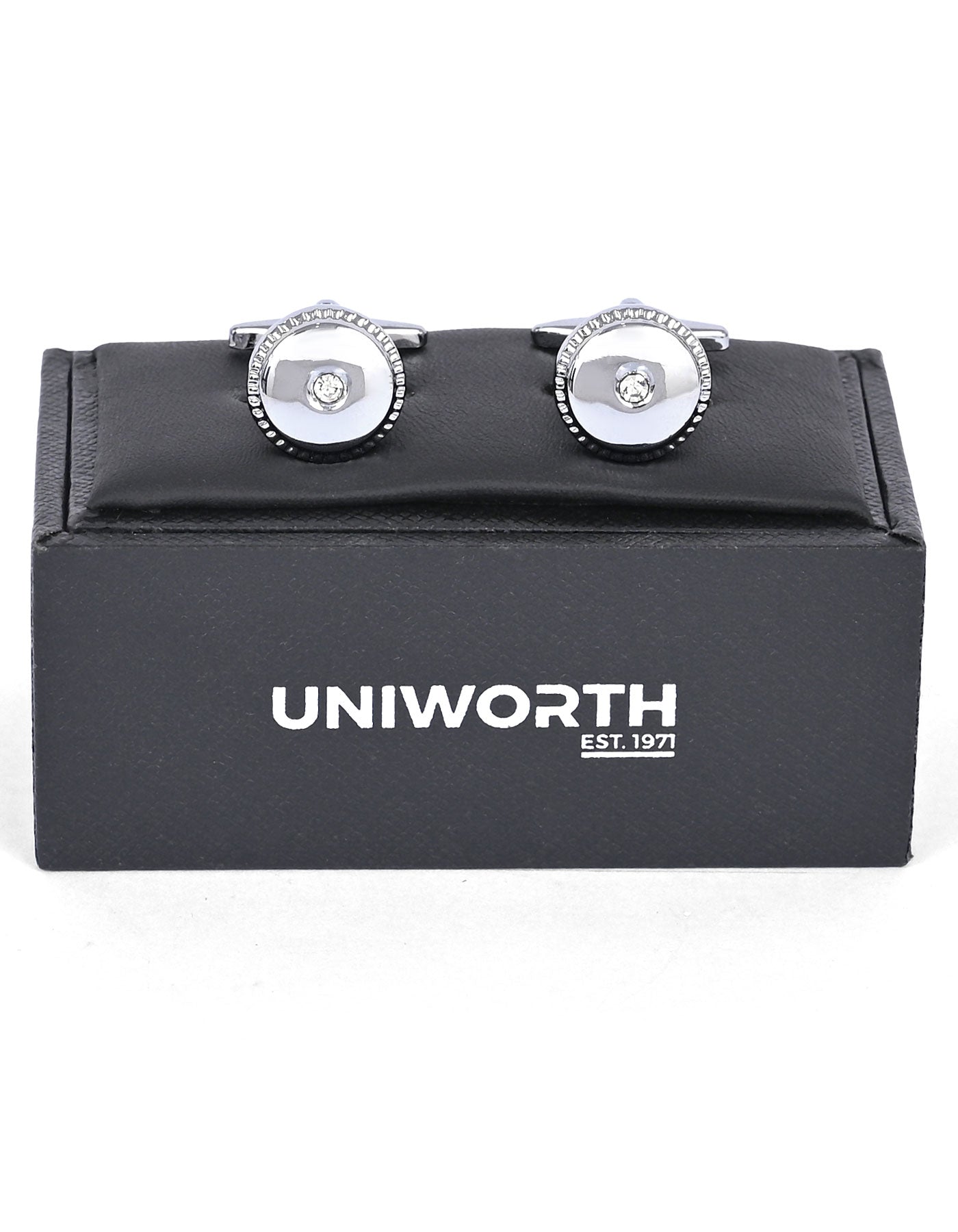 Silver Circle Cufflink