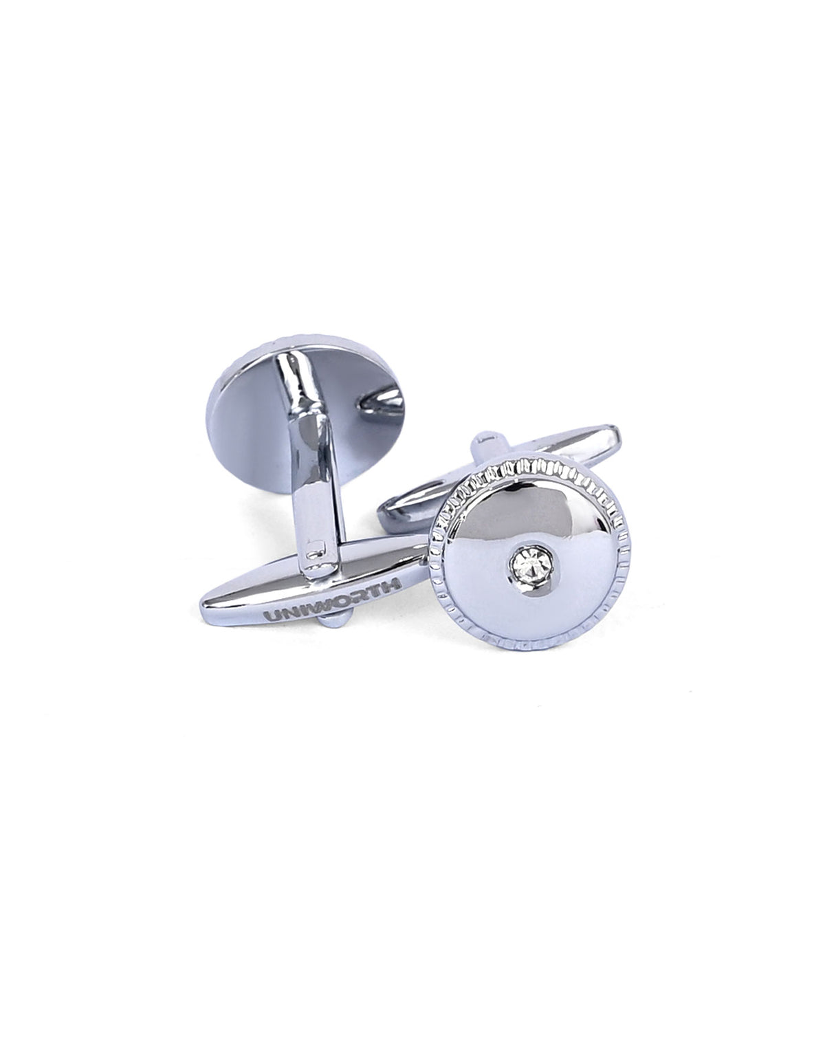 Silver Circle Cufflink