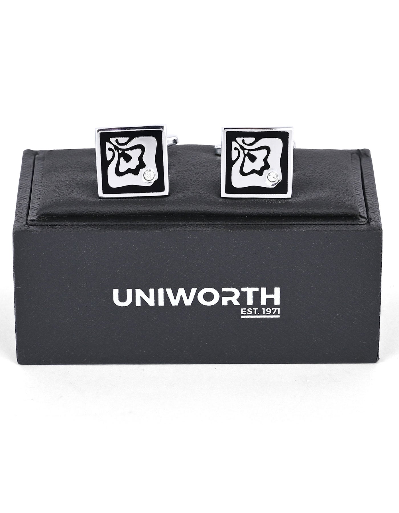 Black Square Cufflink