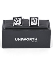 Black Square Cufflink