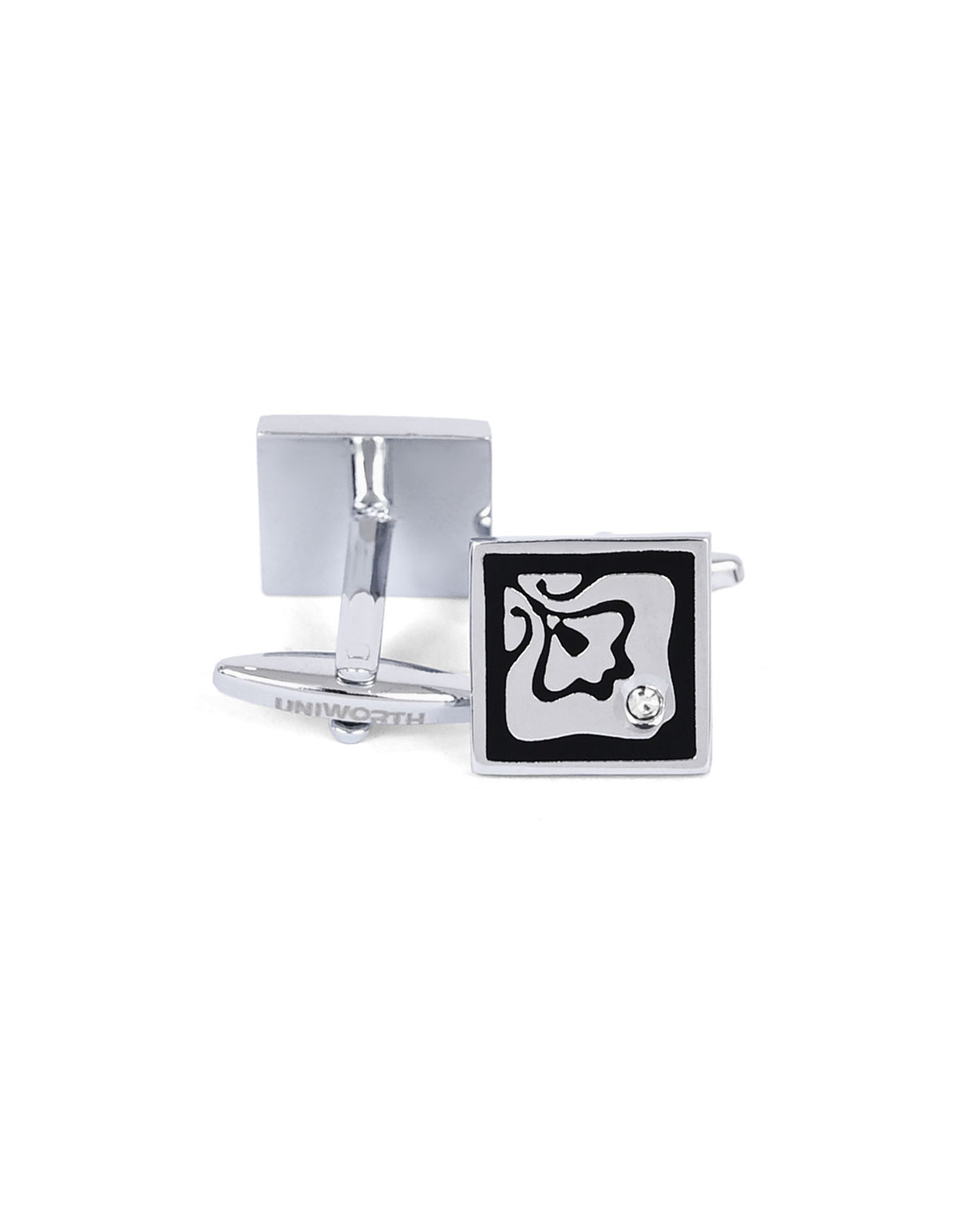 Black Square Cufflink