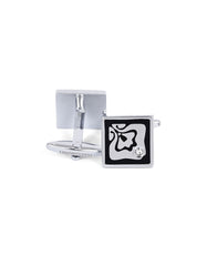 Black Square Cufflink