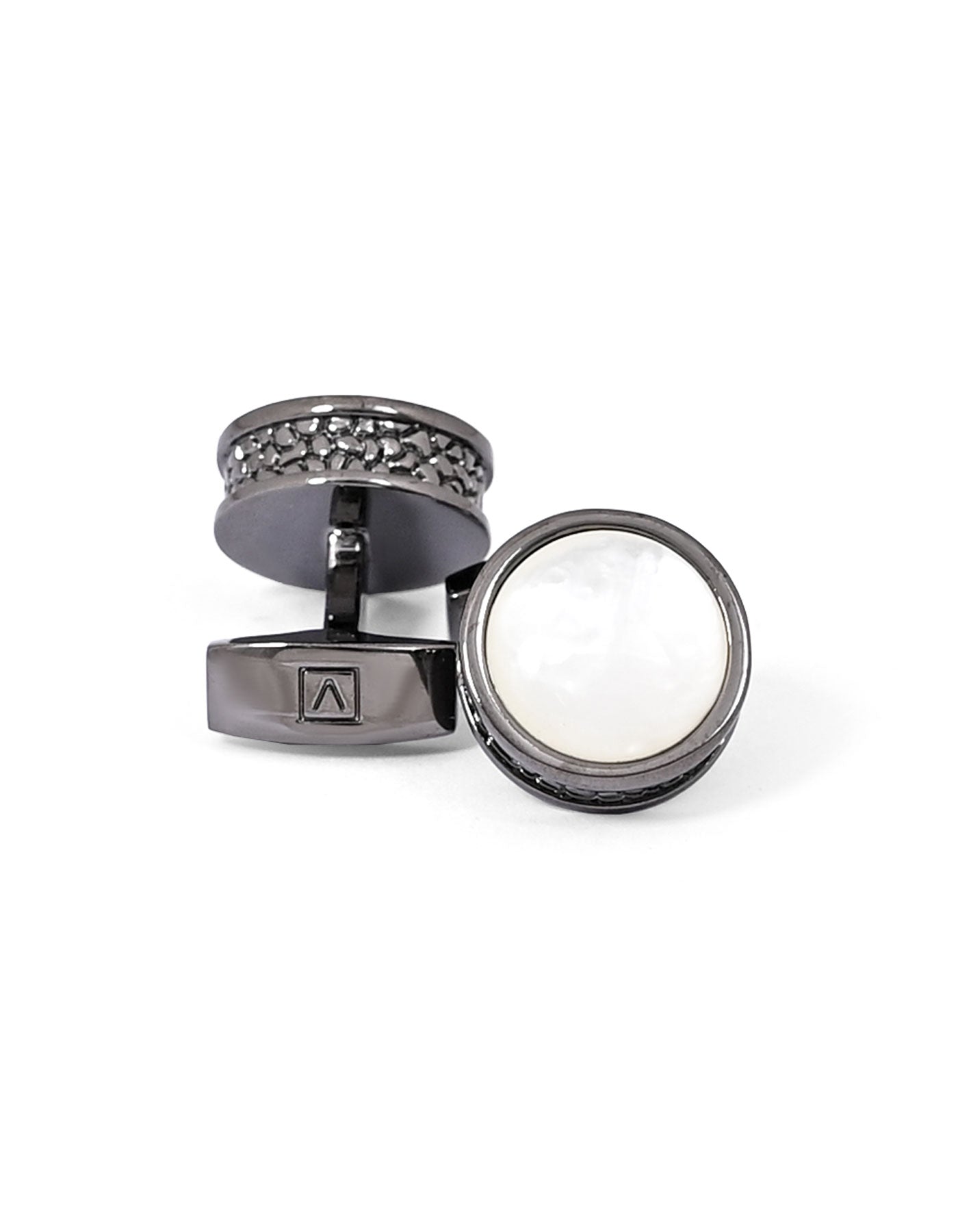 White Crystal Cufflink