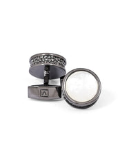 White Crystal Cufflink