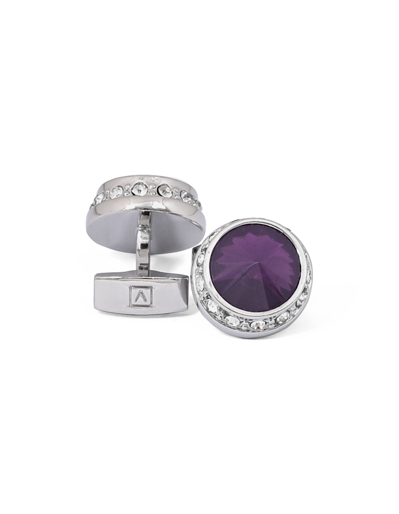 Maroon Enamel Cufflink