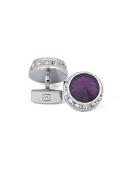 Maroon Enamel Cufflink