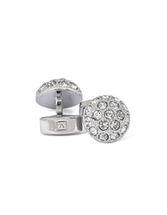 White Crystal Cufflink