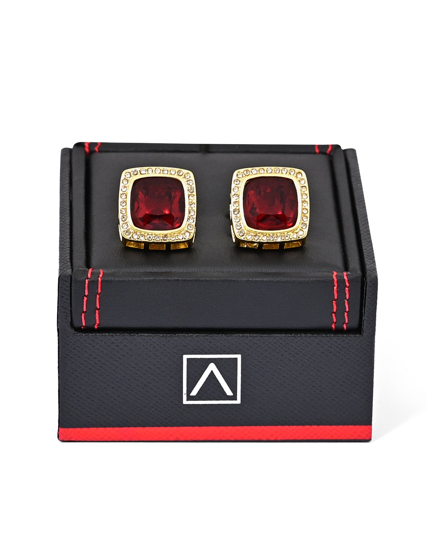 Maroon Mop Cufflink