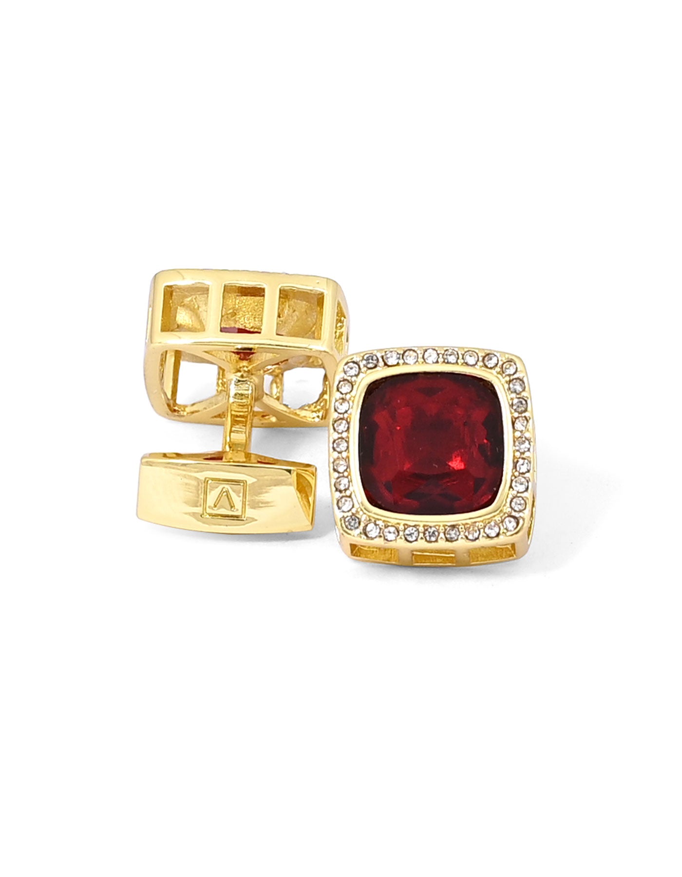 Maroon Mop Cufflink