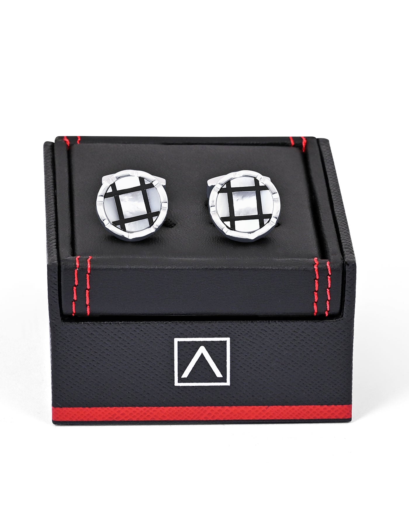 White Crystal Cufflink