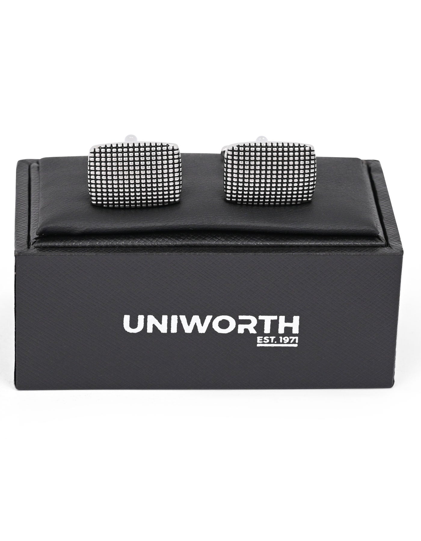 Silver Square Cufflink