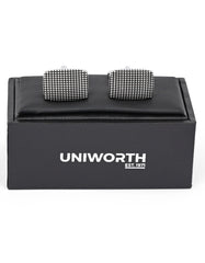 Silver Square Cufflink