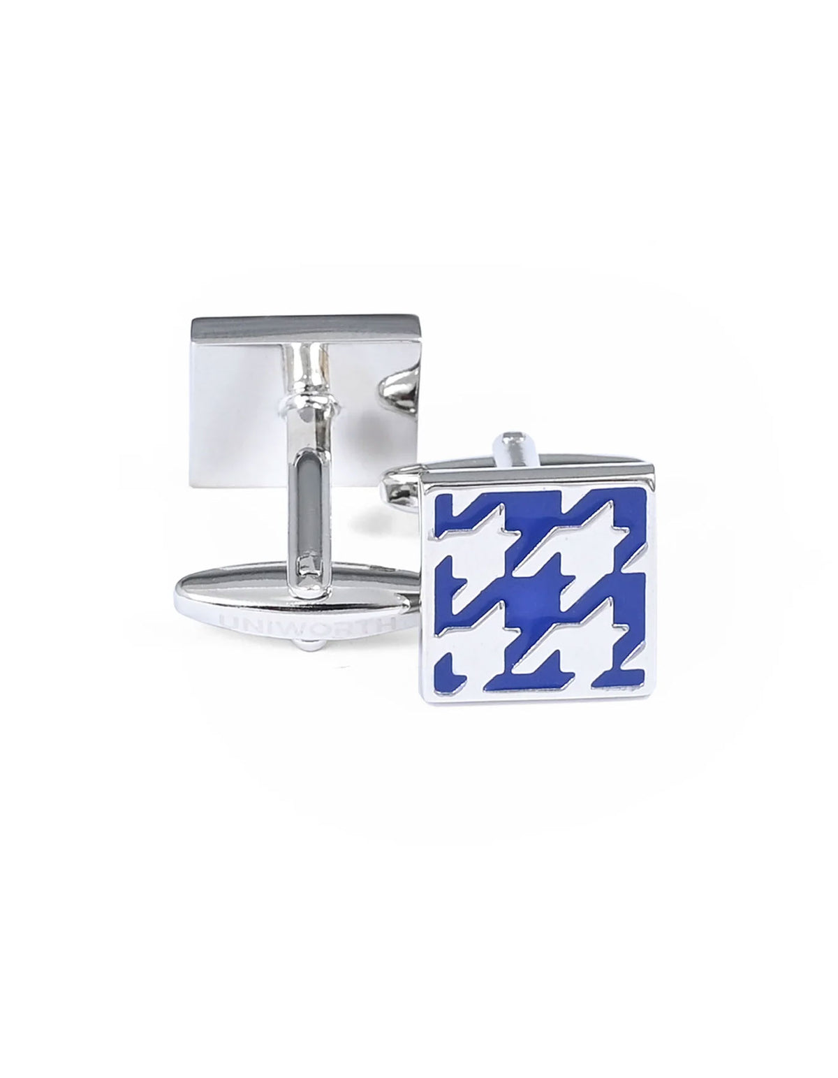 Blue Rectangle Cufflink