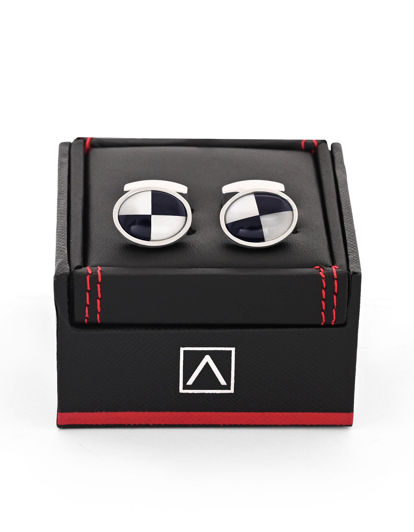 White Circle Cufflink