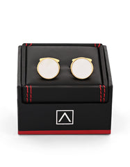 Golden Stone Cufflink