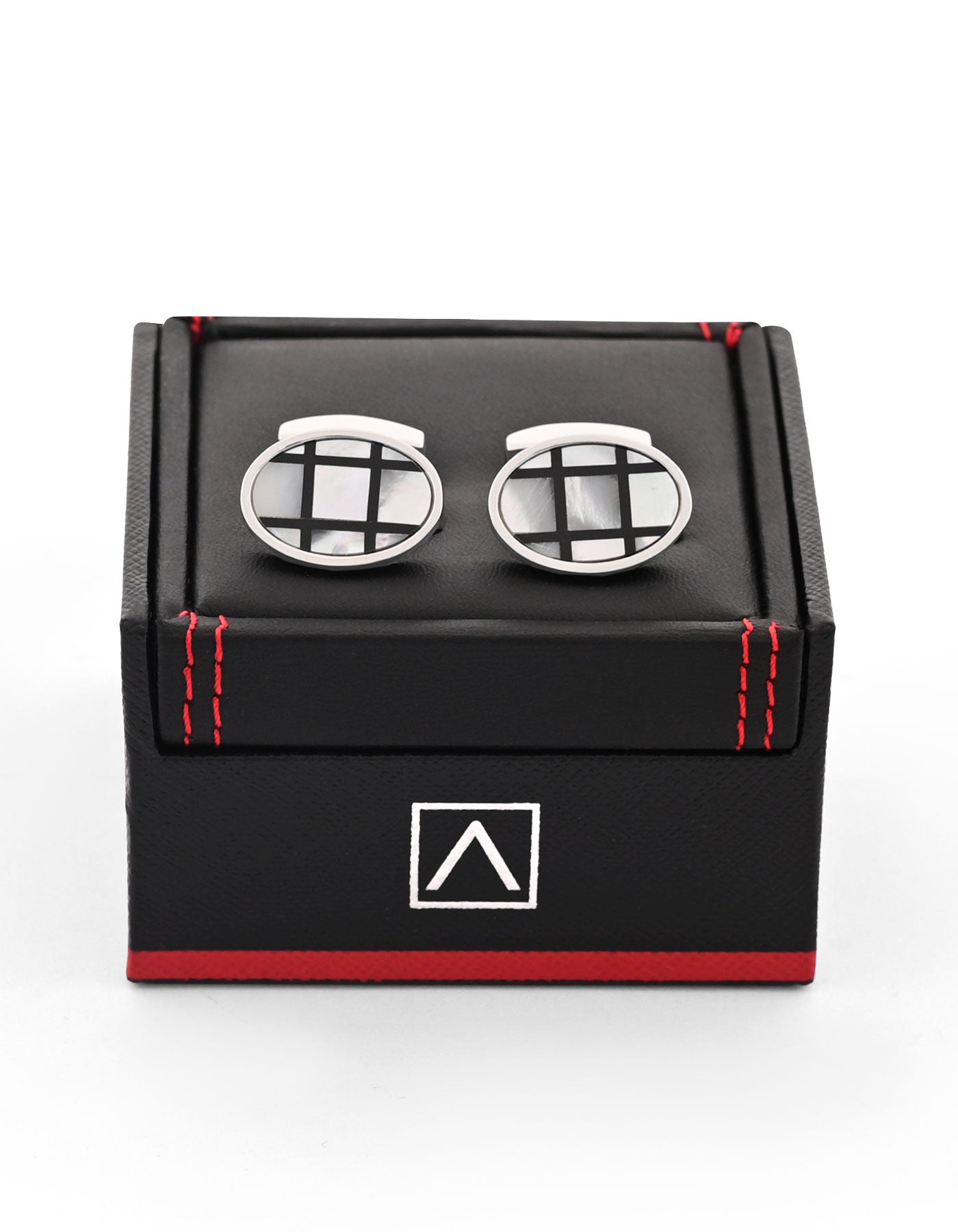 White Circle Cufflink