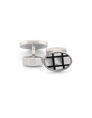 White Circle Cufflink