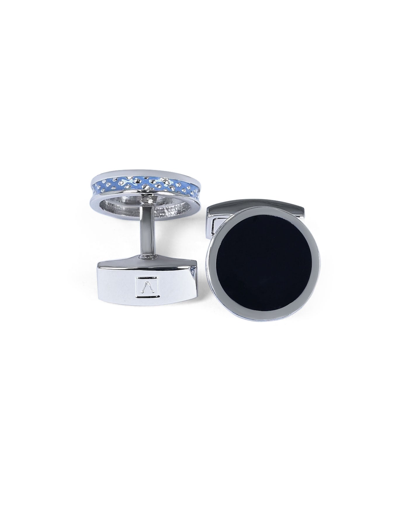 Blue Circle Cufflink