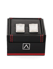 Silver Stone Cufflink