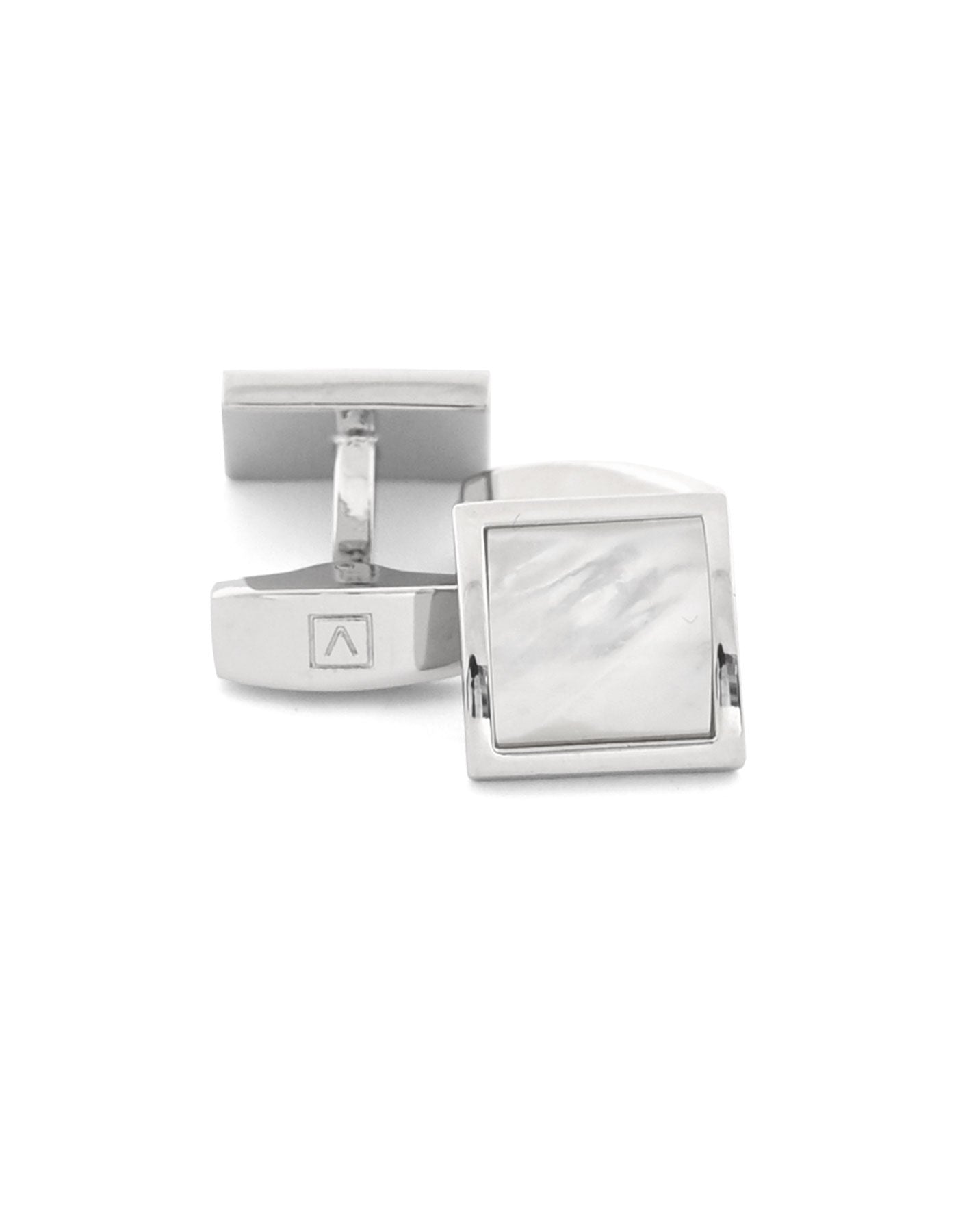 Silver Stone Cufflink