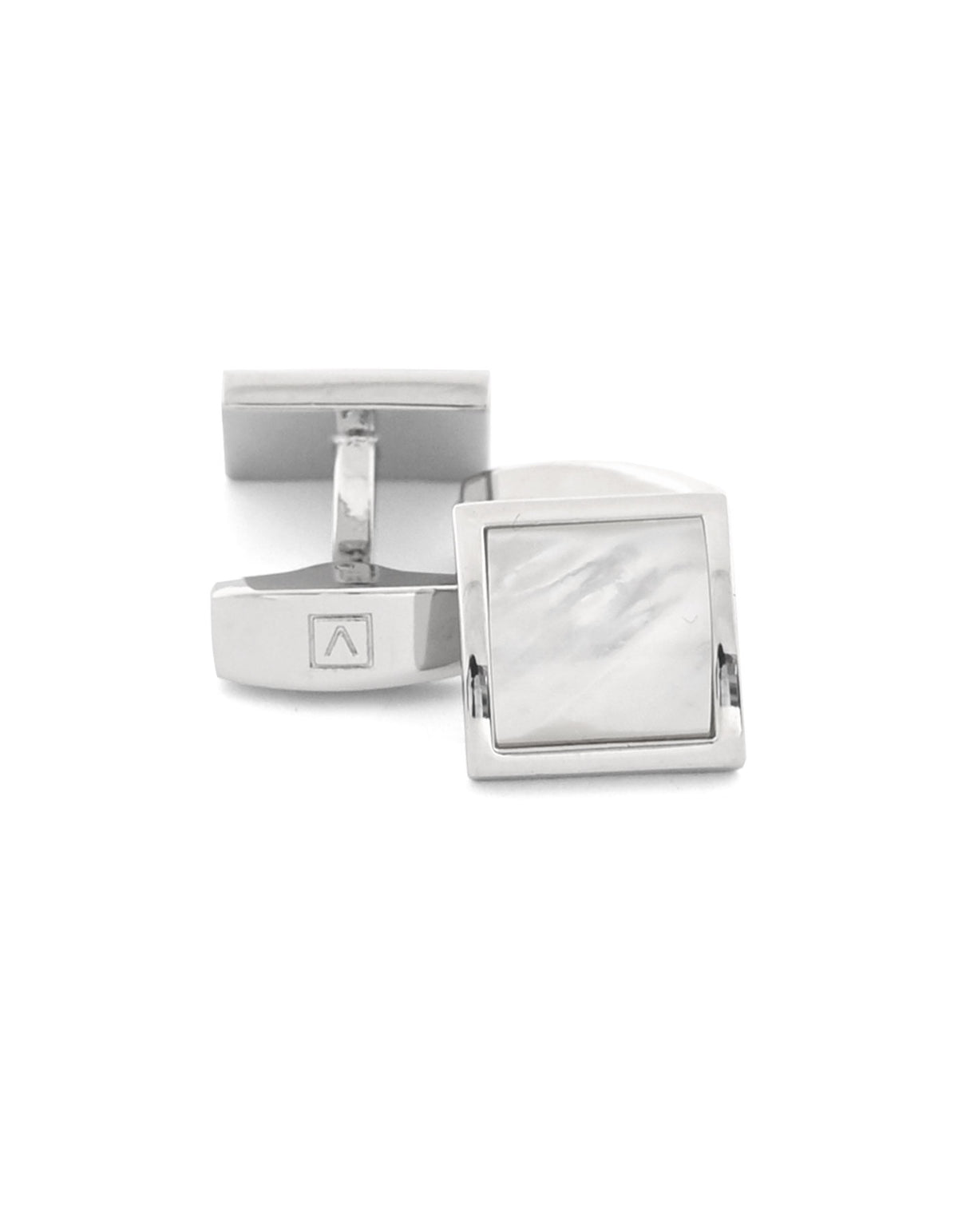 Silver Stone Cufflink