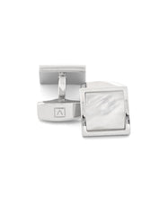 Silver Stone Cufflink