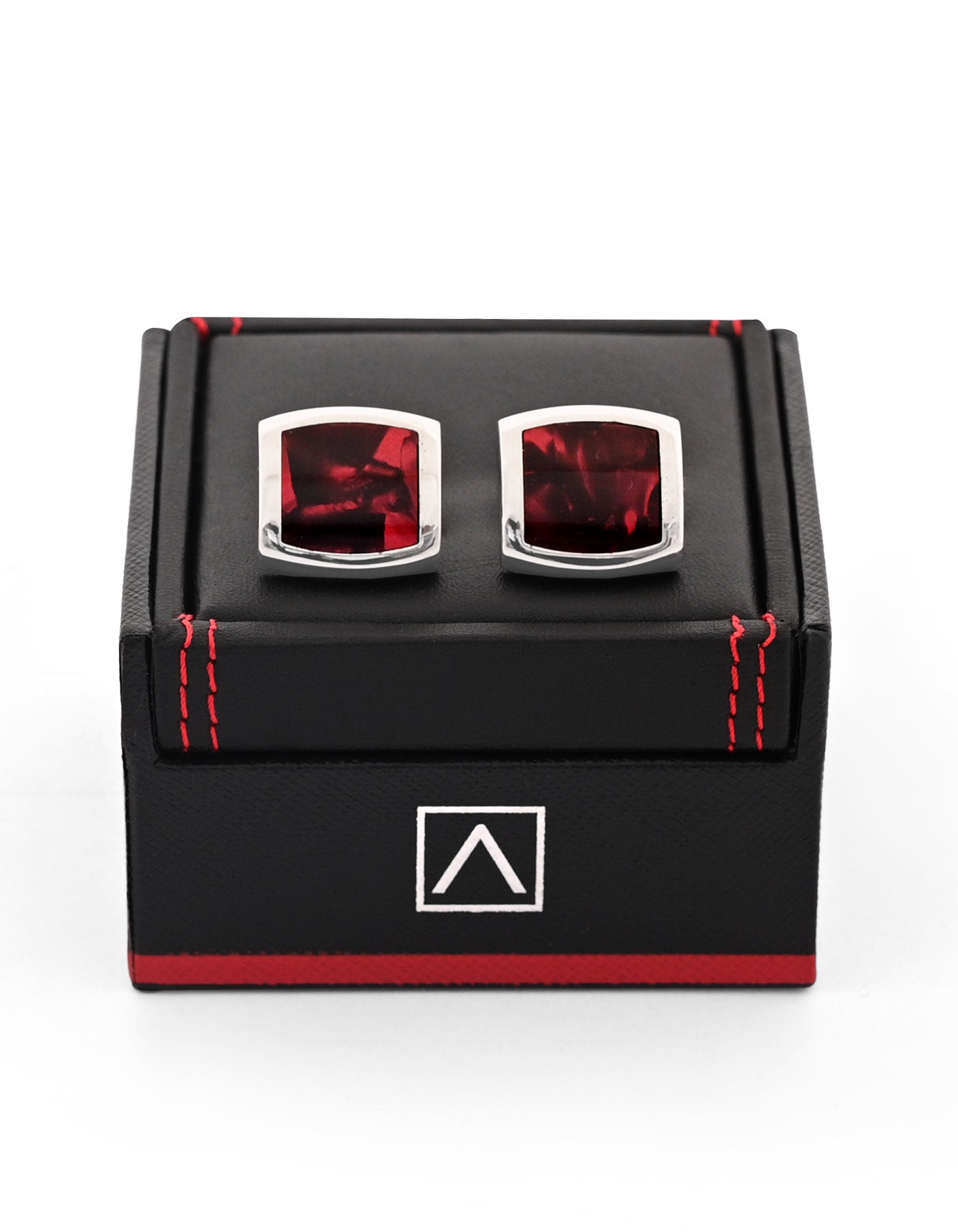 Maroon Stone Cufflink