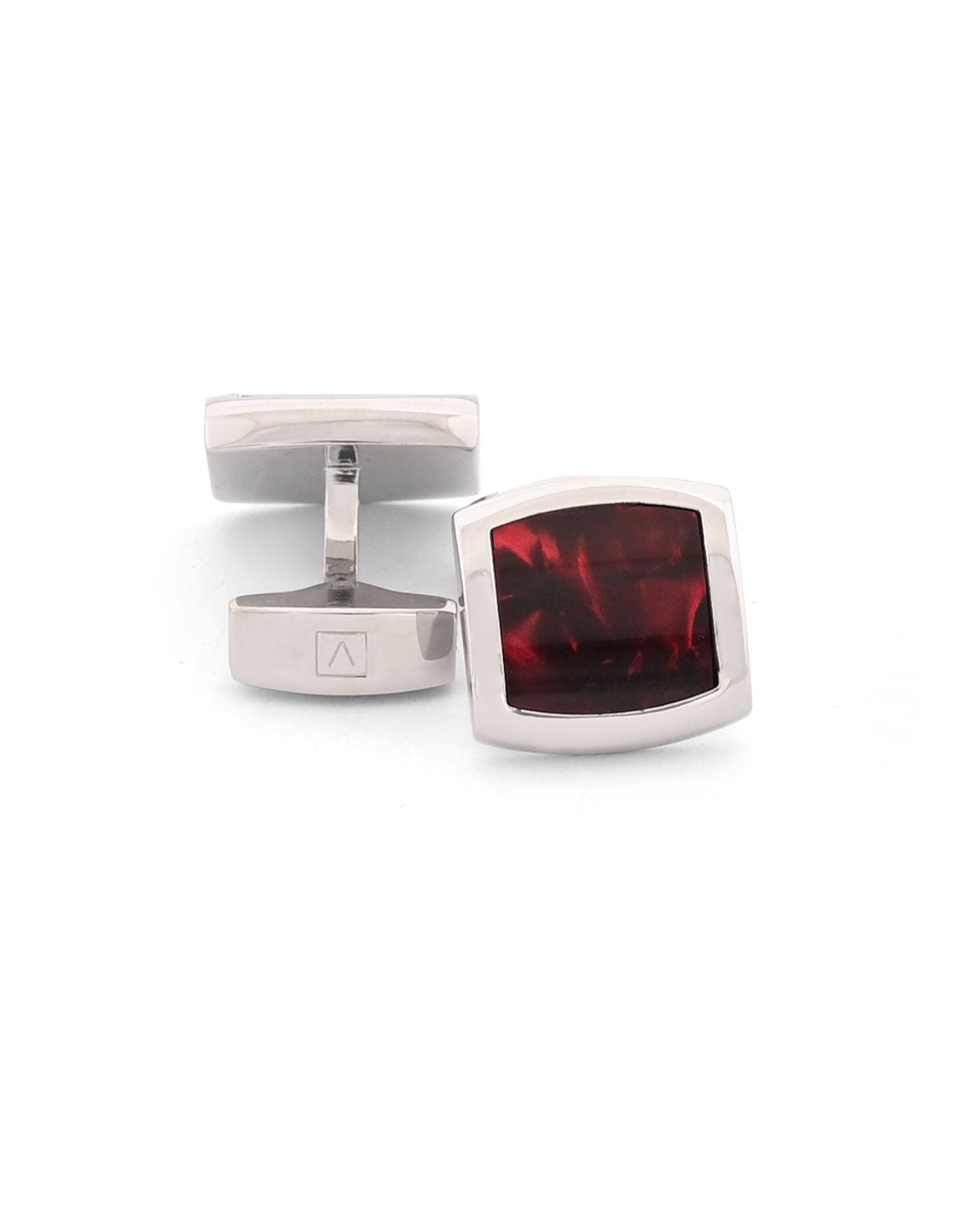 Maroon Stone Cufflink