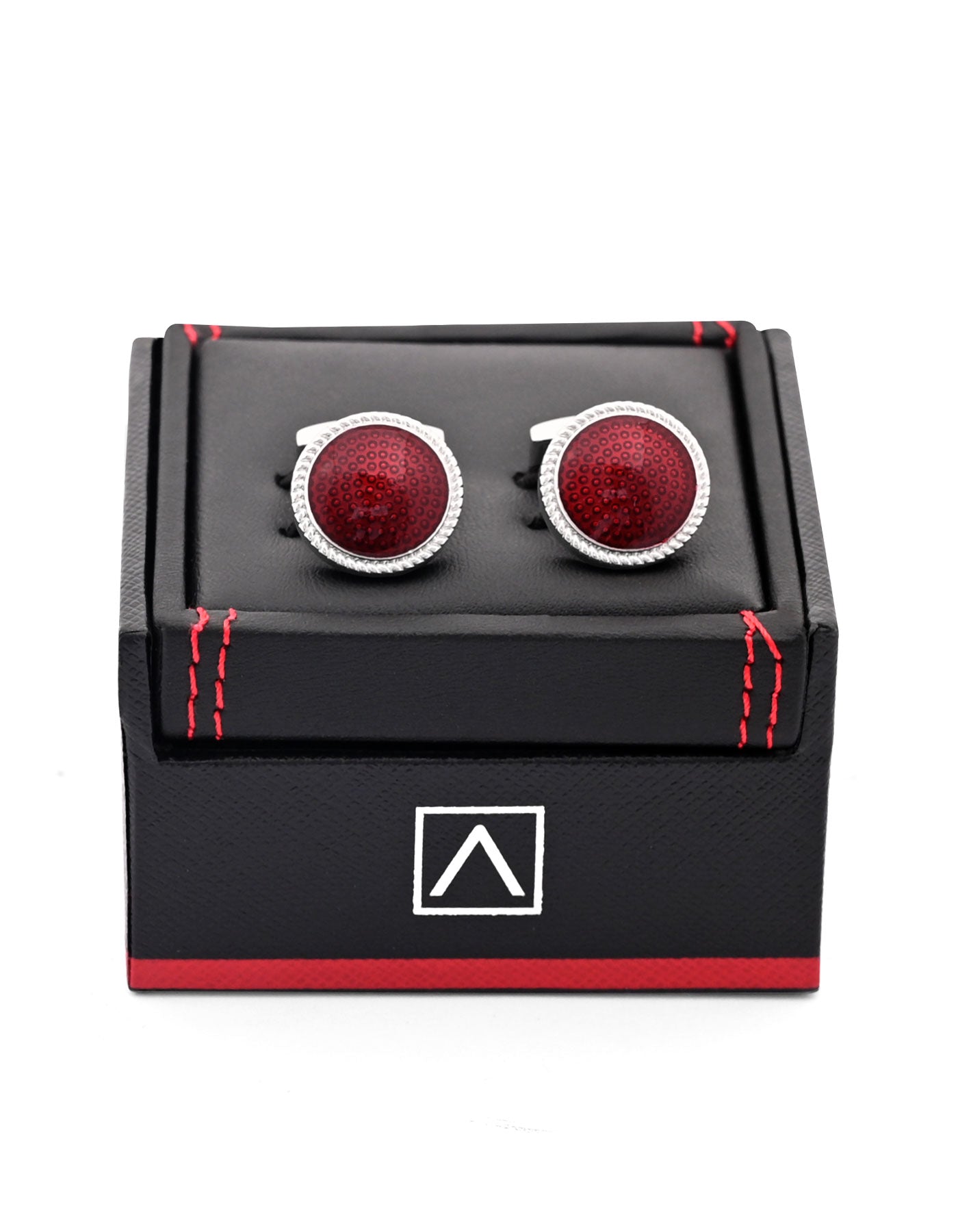 Maroon Stone Cufflink