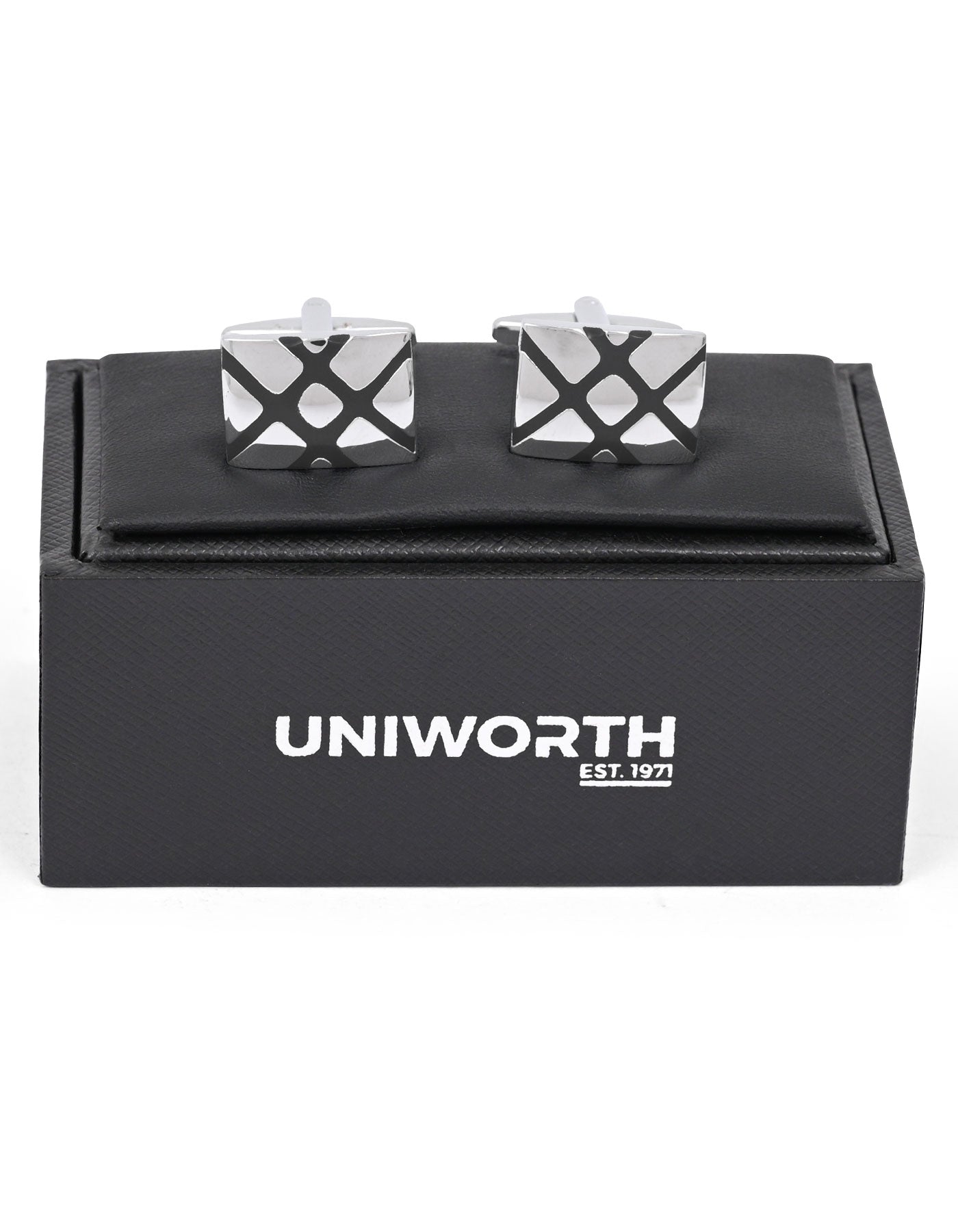Black Rectangle Cufflink