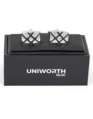 Black Rectangle Cufflink
