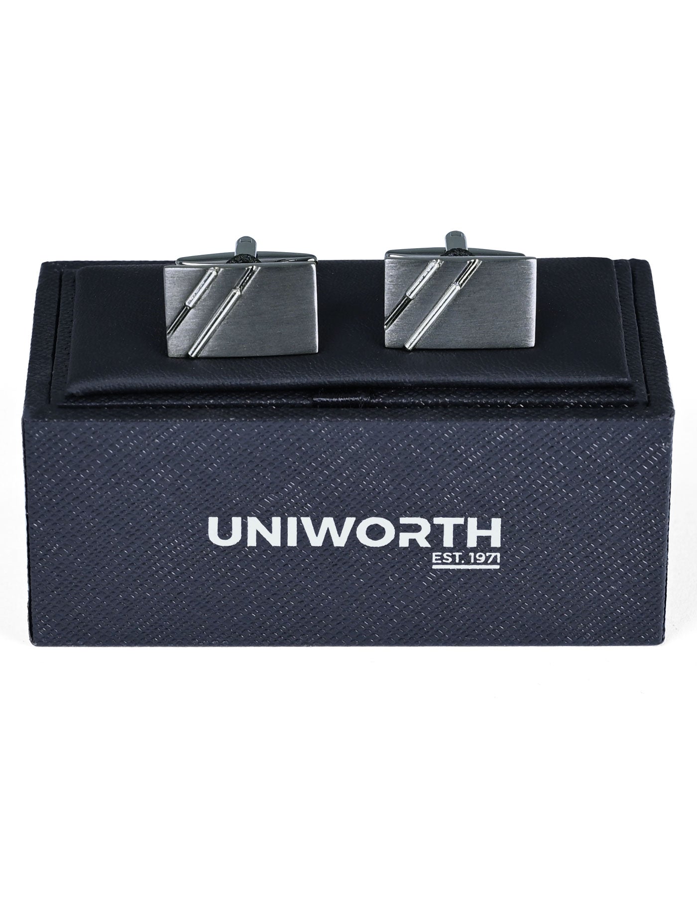 Gun Metalic Square Cufflink