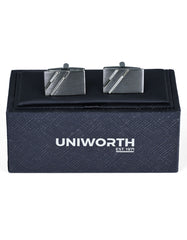 Gun Metalic Square Cufflink