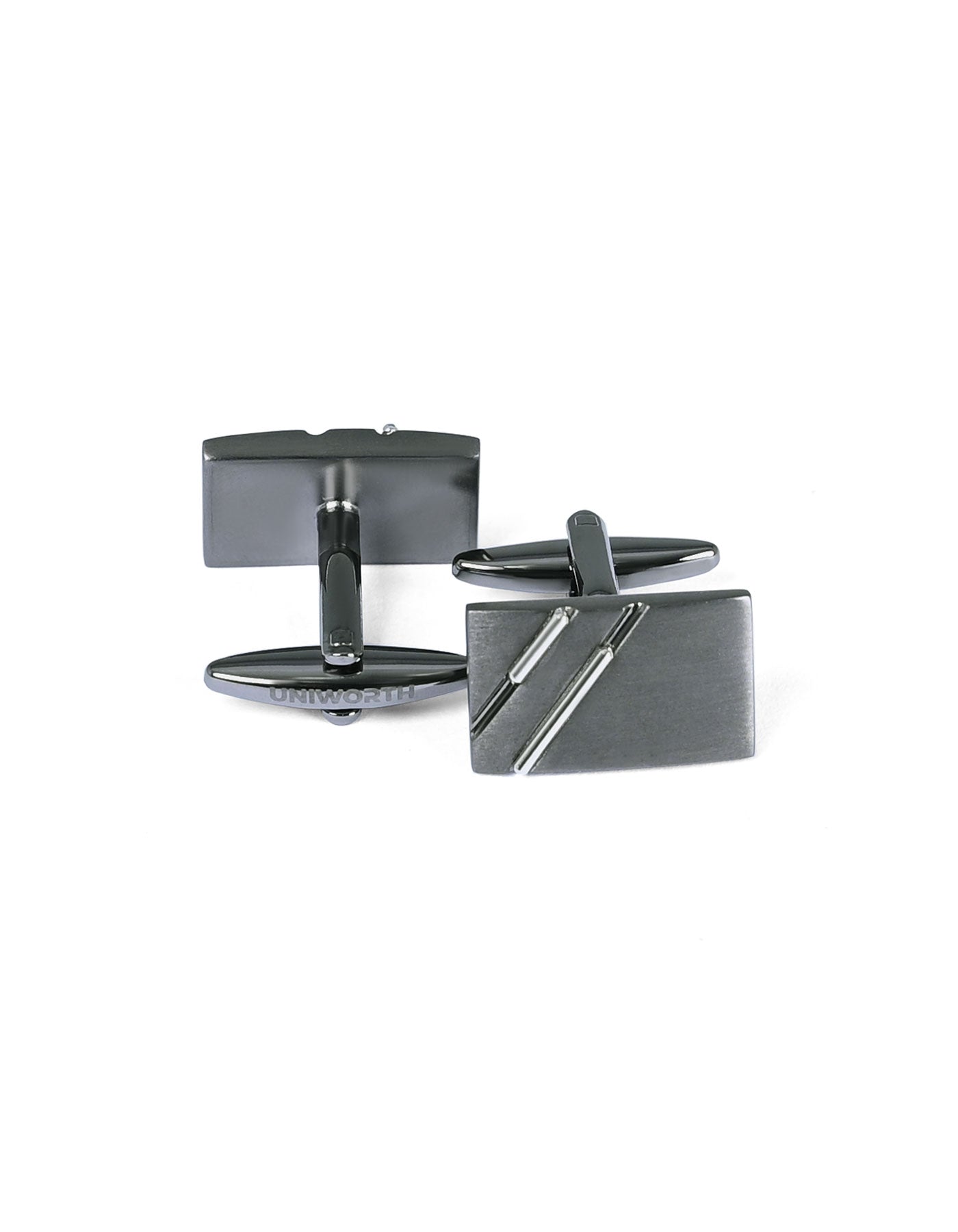 Gun Metalic Square Cufflink