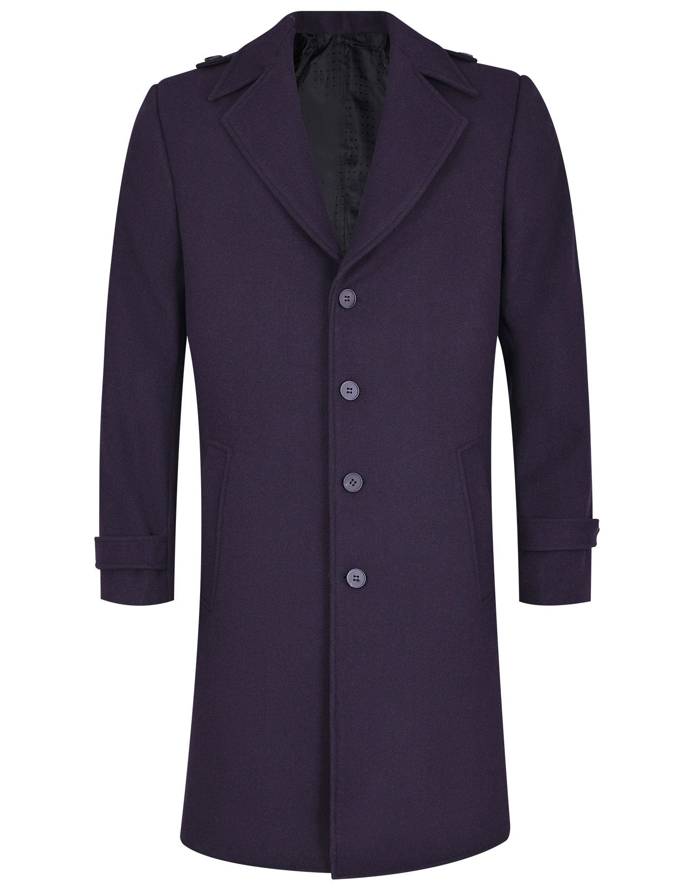 Burgundy Over Coat CO23003C-38