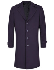 Burgundy Over Coat CO23003C-38