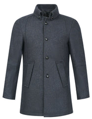 Charcoal Over Coat CO2507C-34