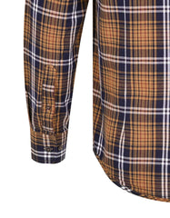 Navy/Mustard N/I Check Casual Shirt CS2365S-XXL
