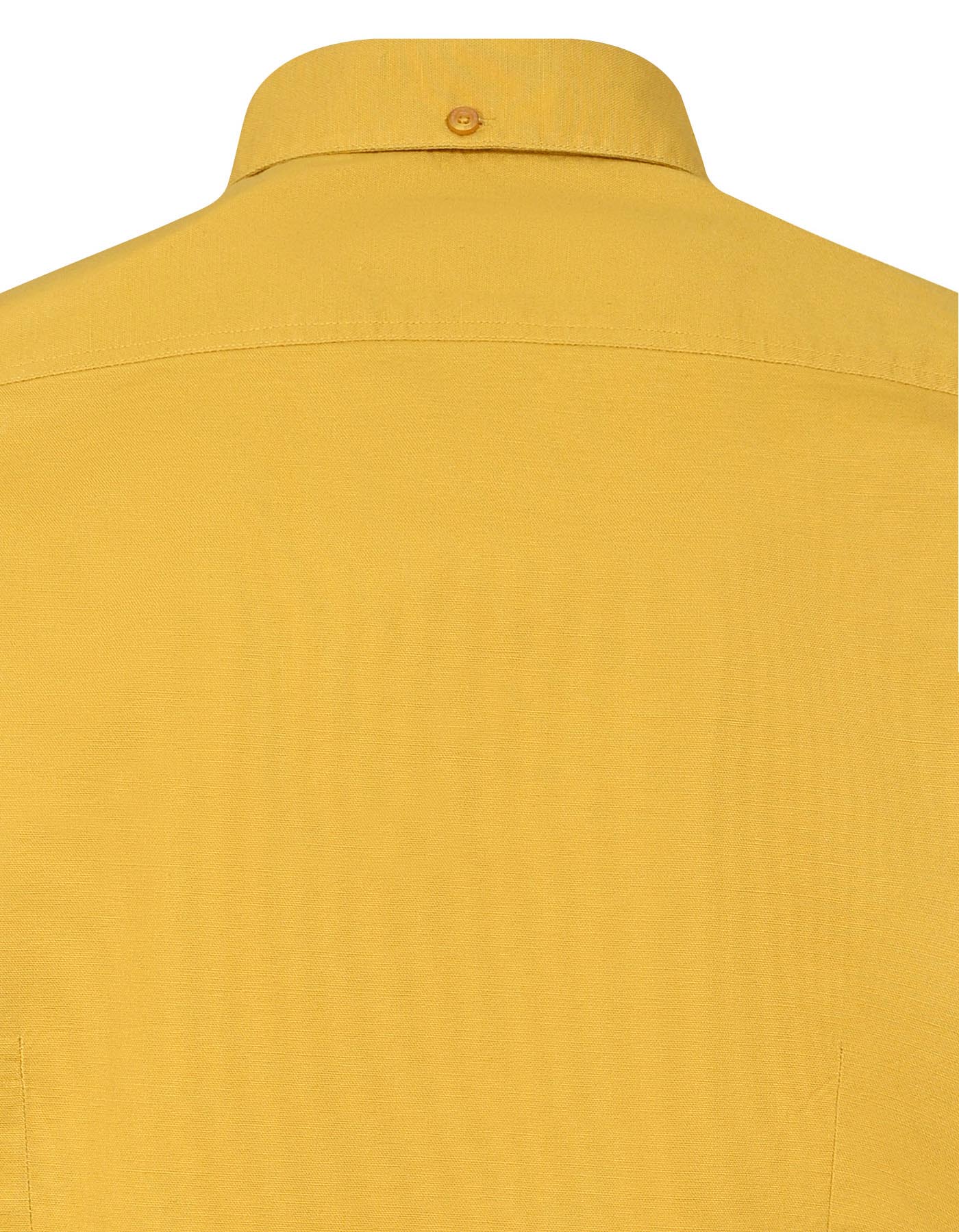 Mustard Plain Regular Fit Casual Shirt