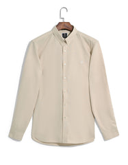 Beige Embriodery Plain Casual Shirt CS2418R-M