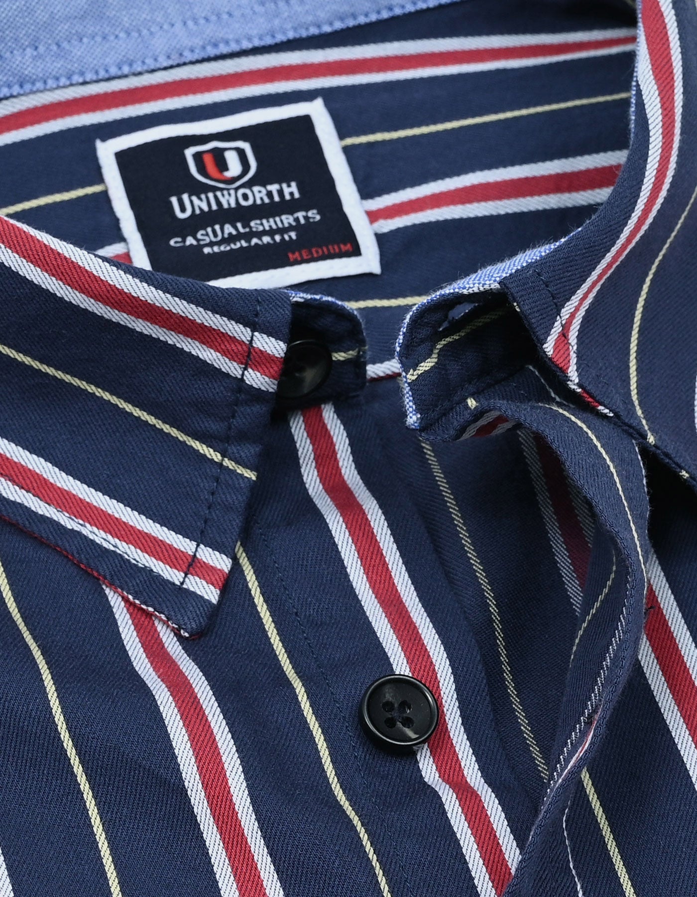 Blue Stripe Regular Fit Casual Shirt