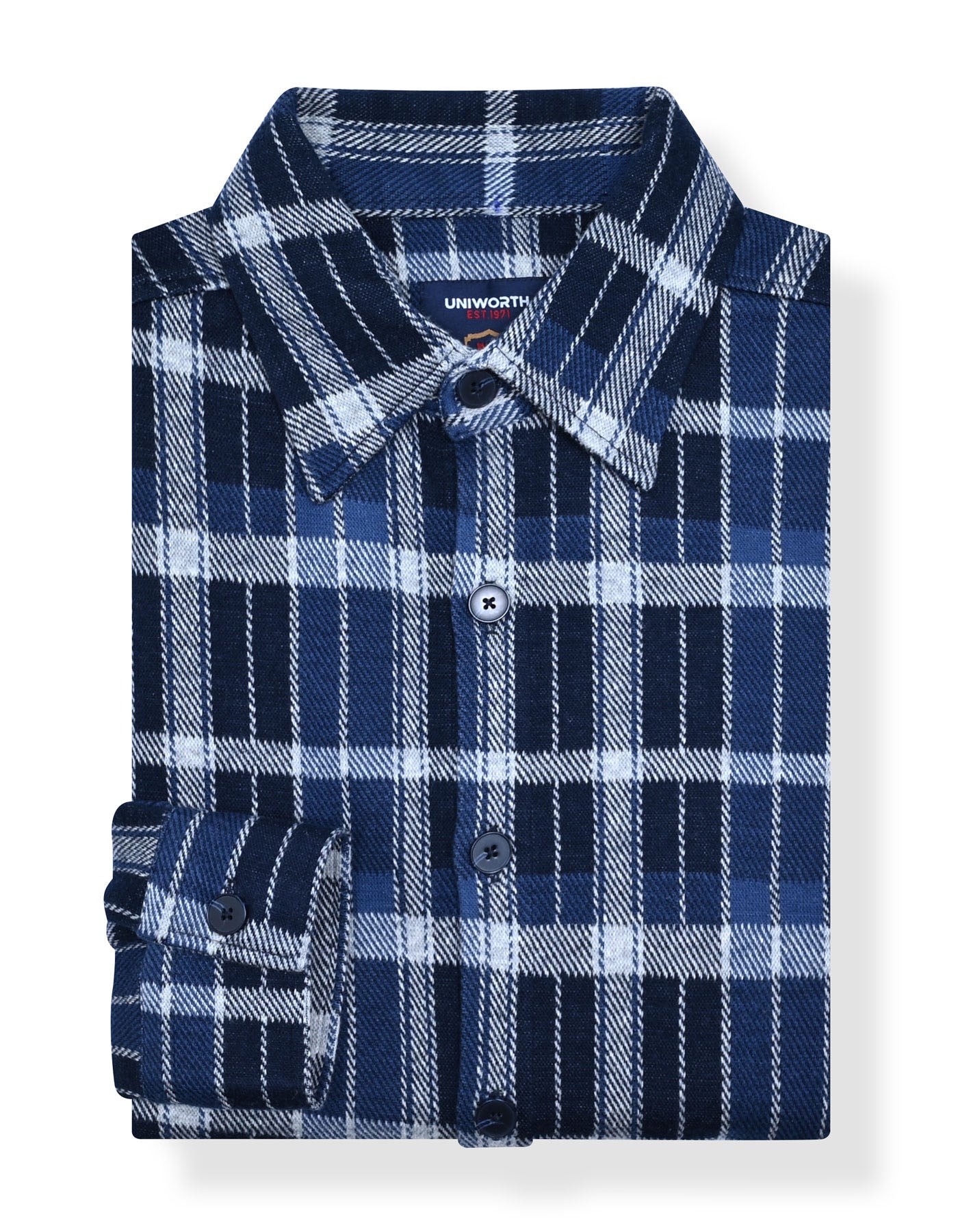 Casual Shirt Knit Navy XL CSK2401 Uniworth CSK2401-XL