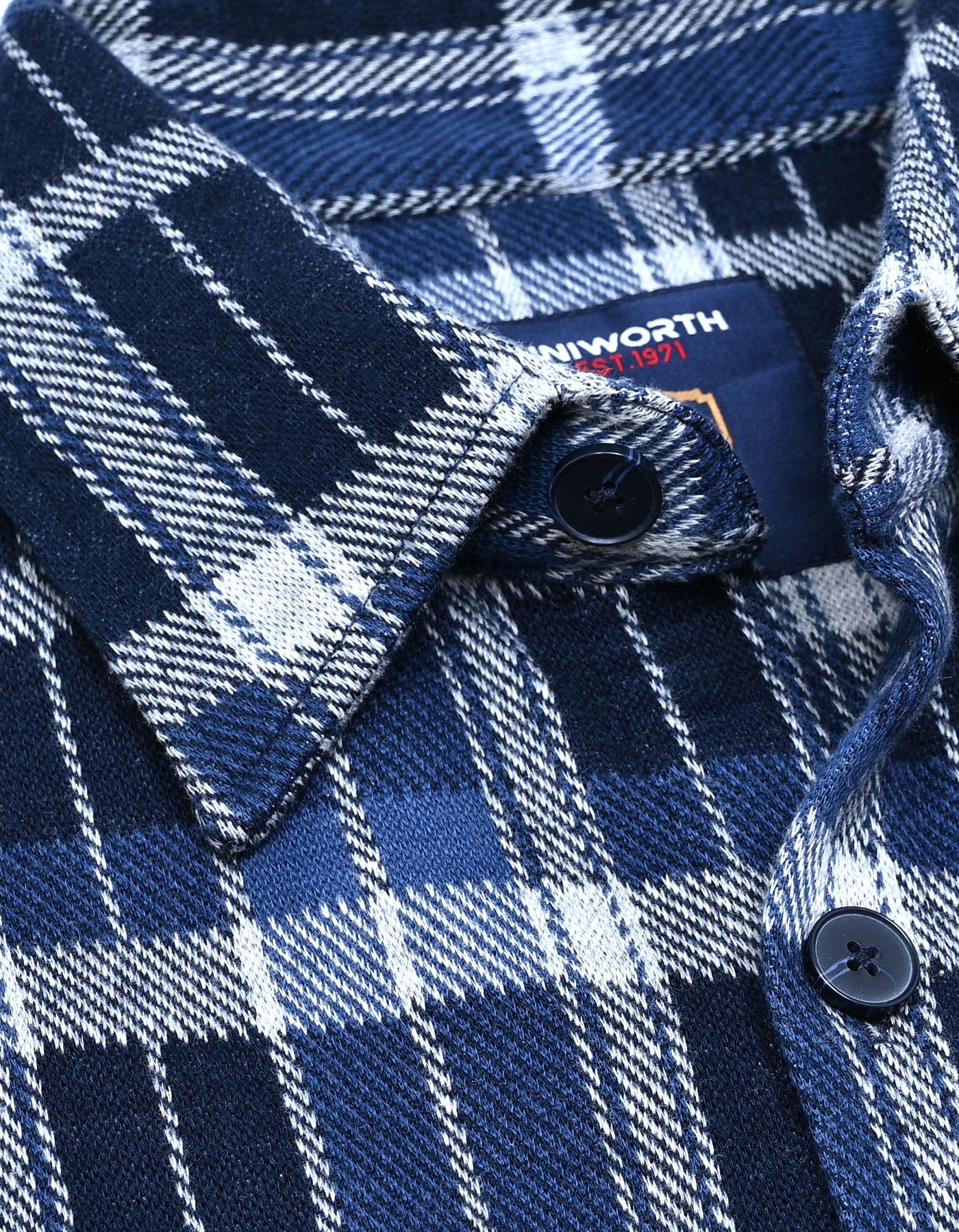 Casual Shirt Knit Navy L CSK2401 Uniworth CSK2401-L