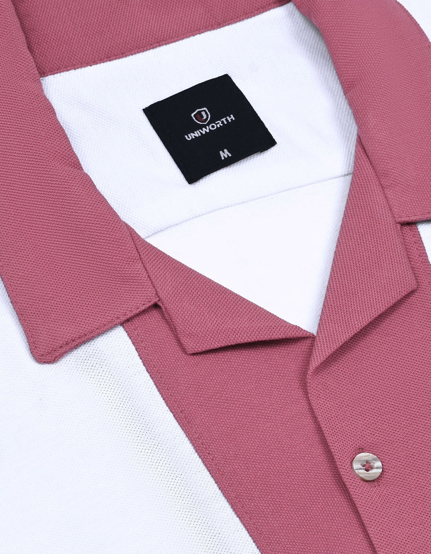 Casual Shirt Knit White L CSK2501 Uniworth CSK2501-L