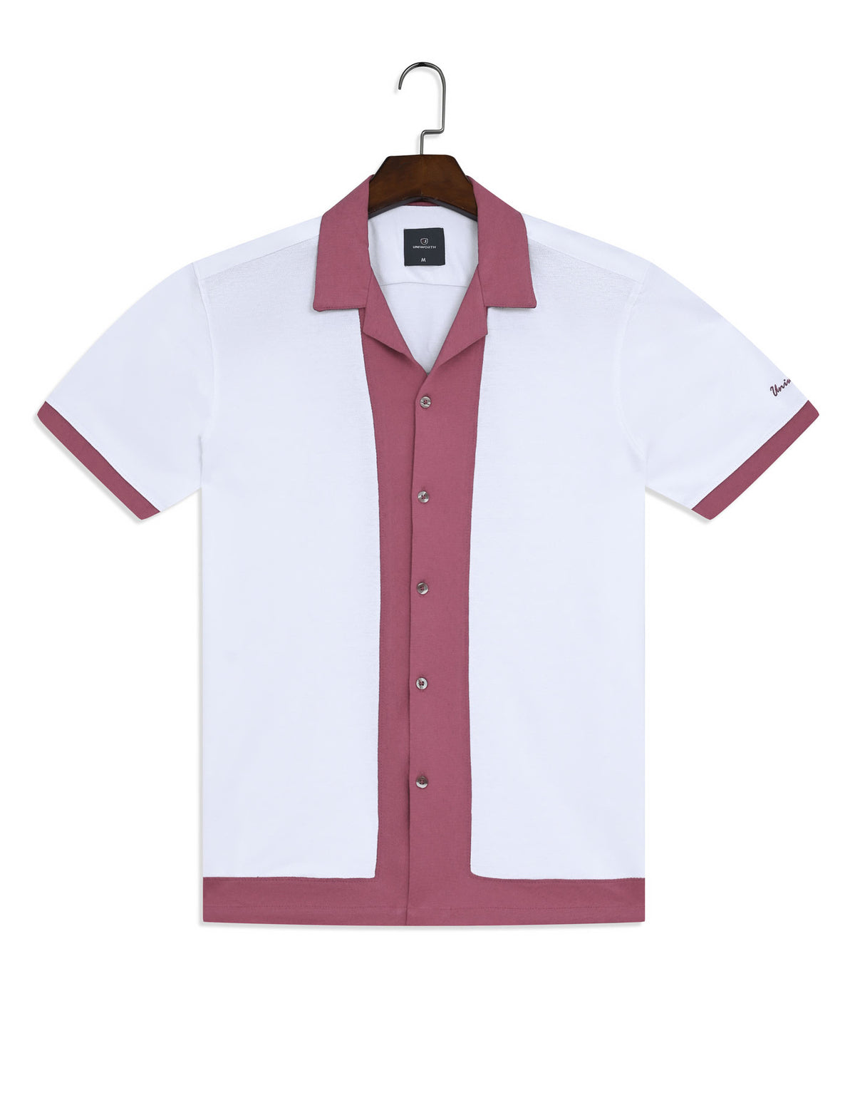 Casual Shirt Knit White S CSK2501 Uniworth CSK2501-S