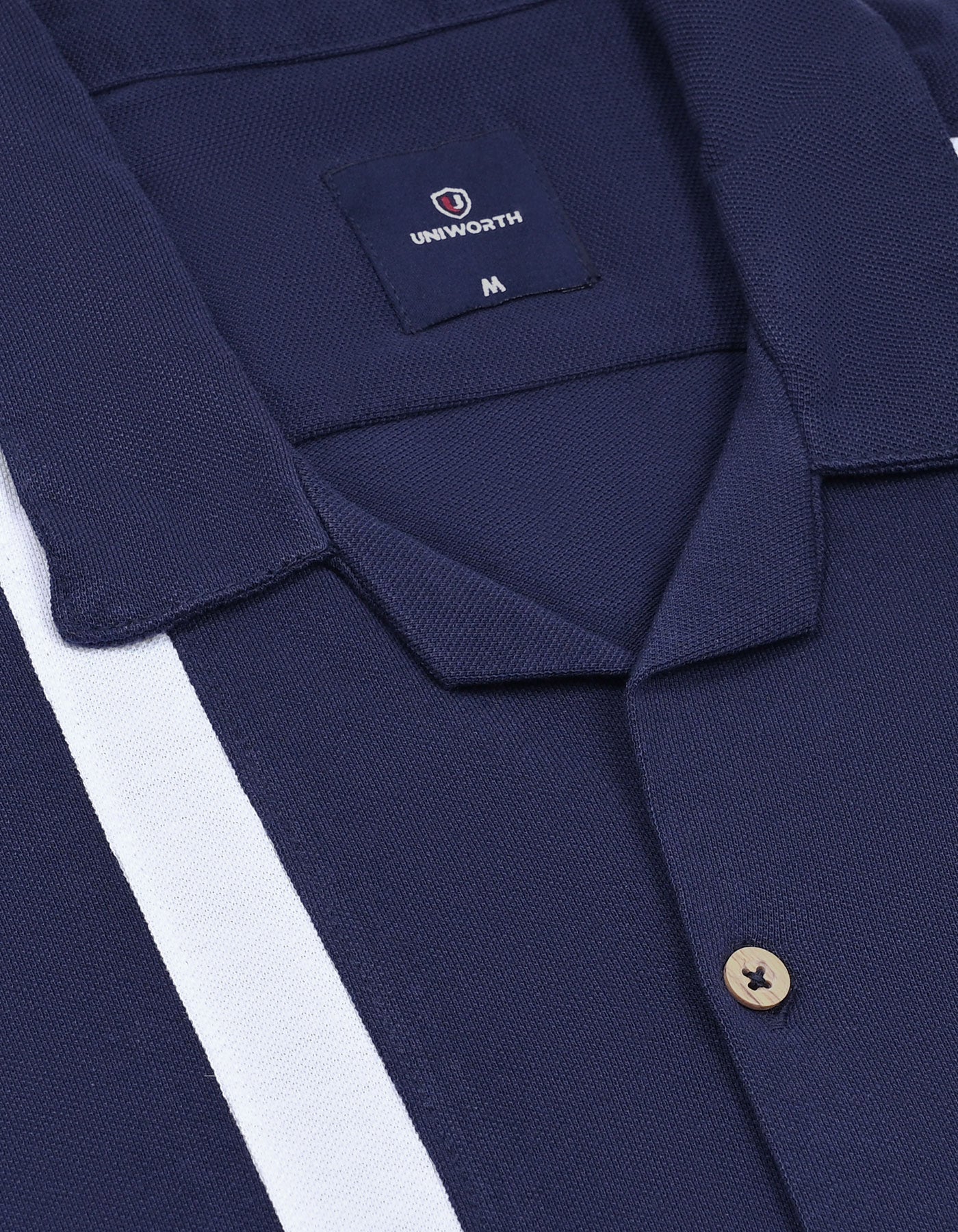 Casual Shirt Knit Navy L CSK2502 Uniworth CSK2502-L