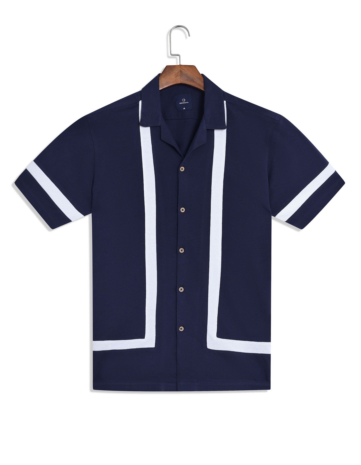 Casual Shirt Knit Navy S CSK2502 Uniworth CSK2502-S